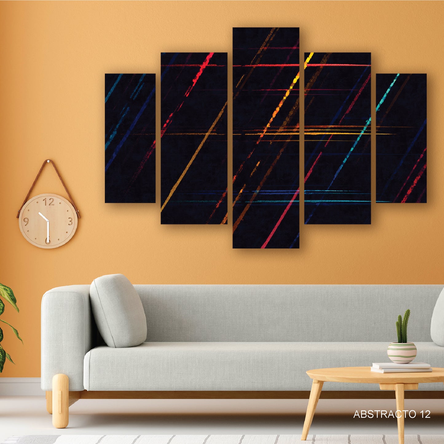 Cuadro Arte Abstracto Sensorial: Destellos De Luz