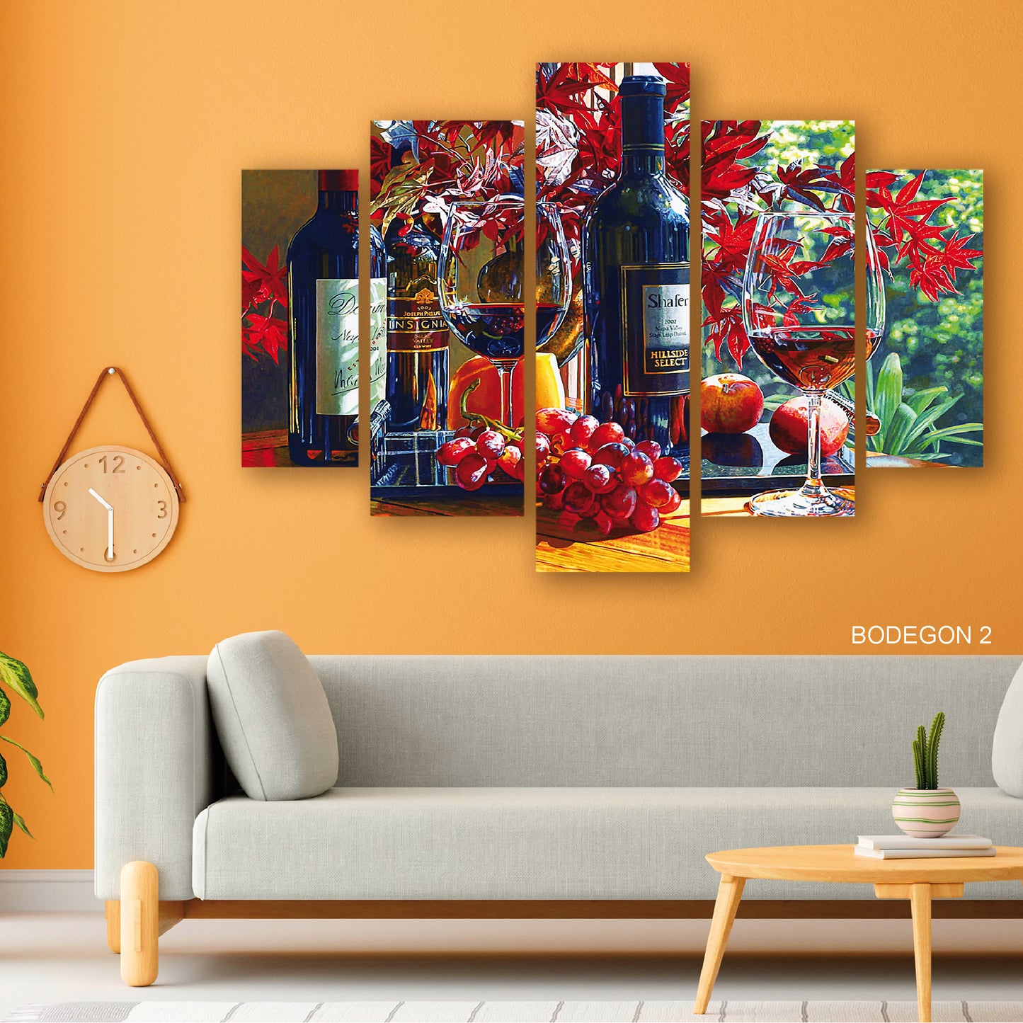 Cuadro Armonía Enológica: Composición de Uvas y Botellas