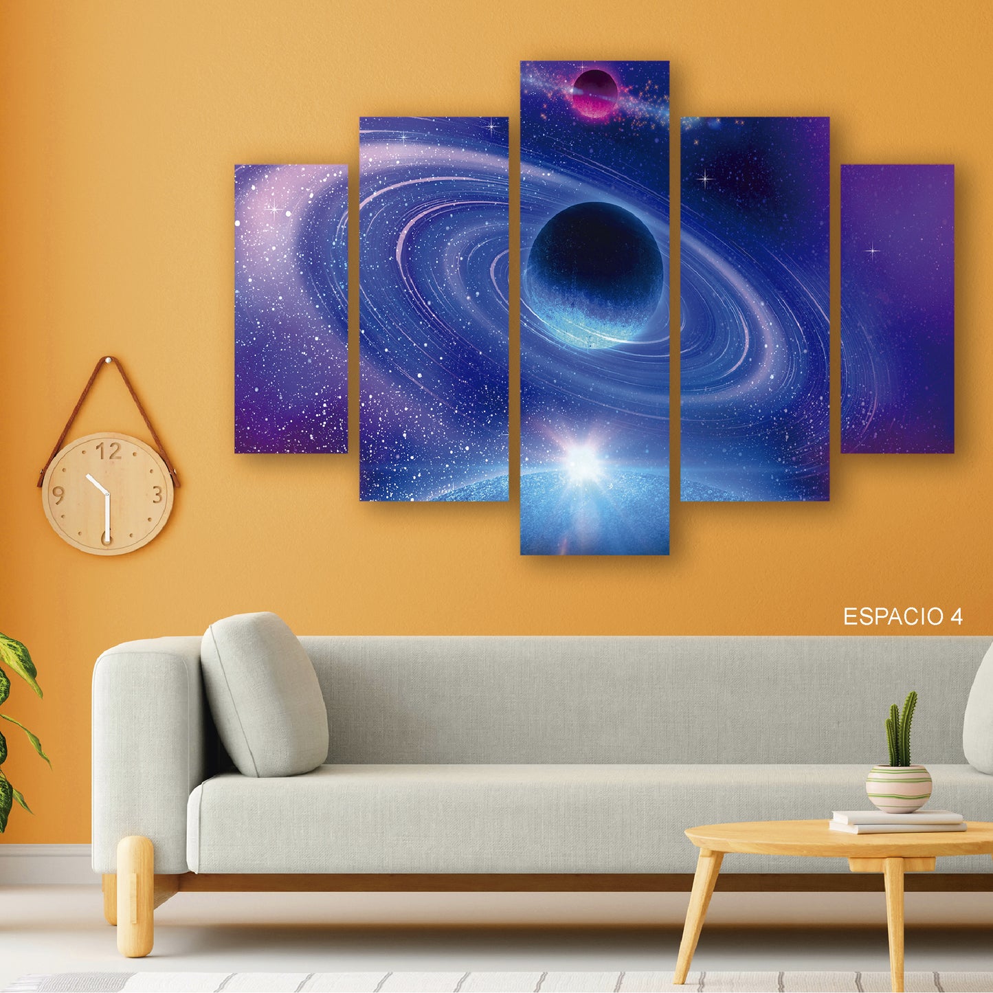 Cuadro Galaxias: Islas de Estrellas: La Belleza del Universo Profundo