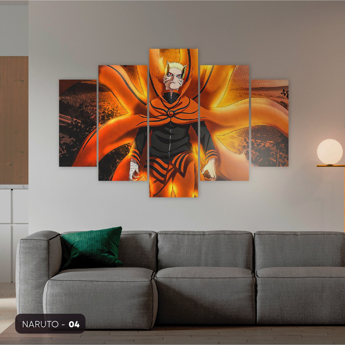 Subcoleccion Cuadros De Naruto/ Nombre: Cuadro Naruto Modo Baryon: El Sacrificio del Poder Definitivo