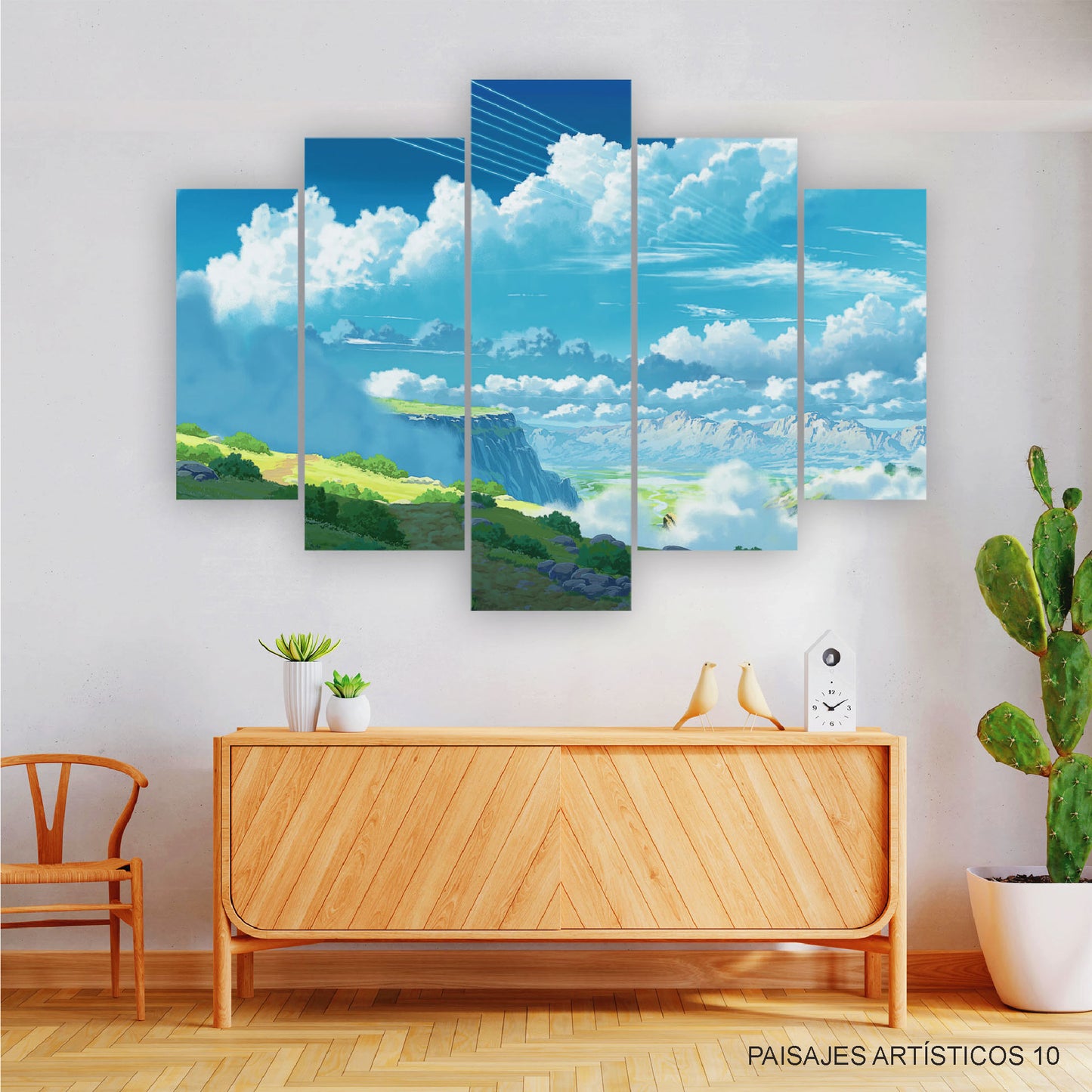 Subcoleccion Cuadros Paisajes Artísticos/ Nombre: Cuadro Cima de la Majestad: Paisaje Montañoso de Altura