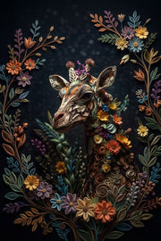 Jirafa Floral en Quilling – Arte que Florece