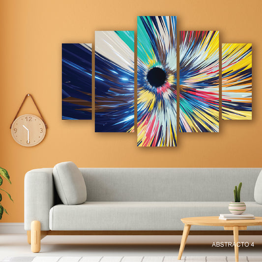 Cuadro Fragmentos de Luz: Arte Abstracto Luminoso