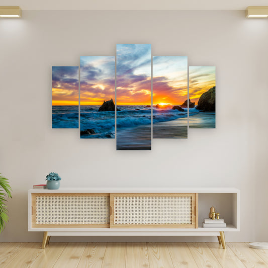 Cuadro Cielo de Colores: Explosión de Tonos al Atardecer