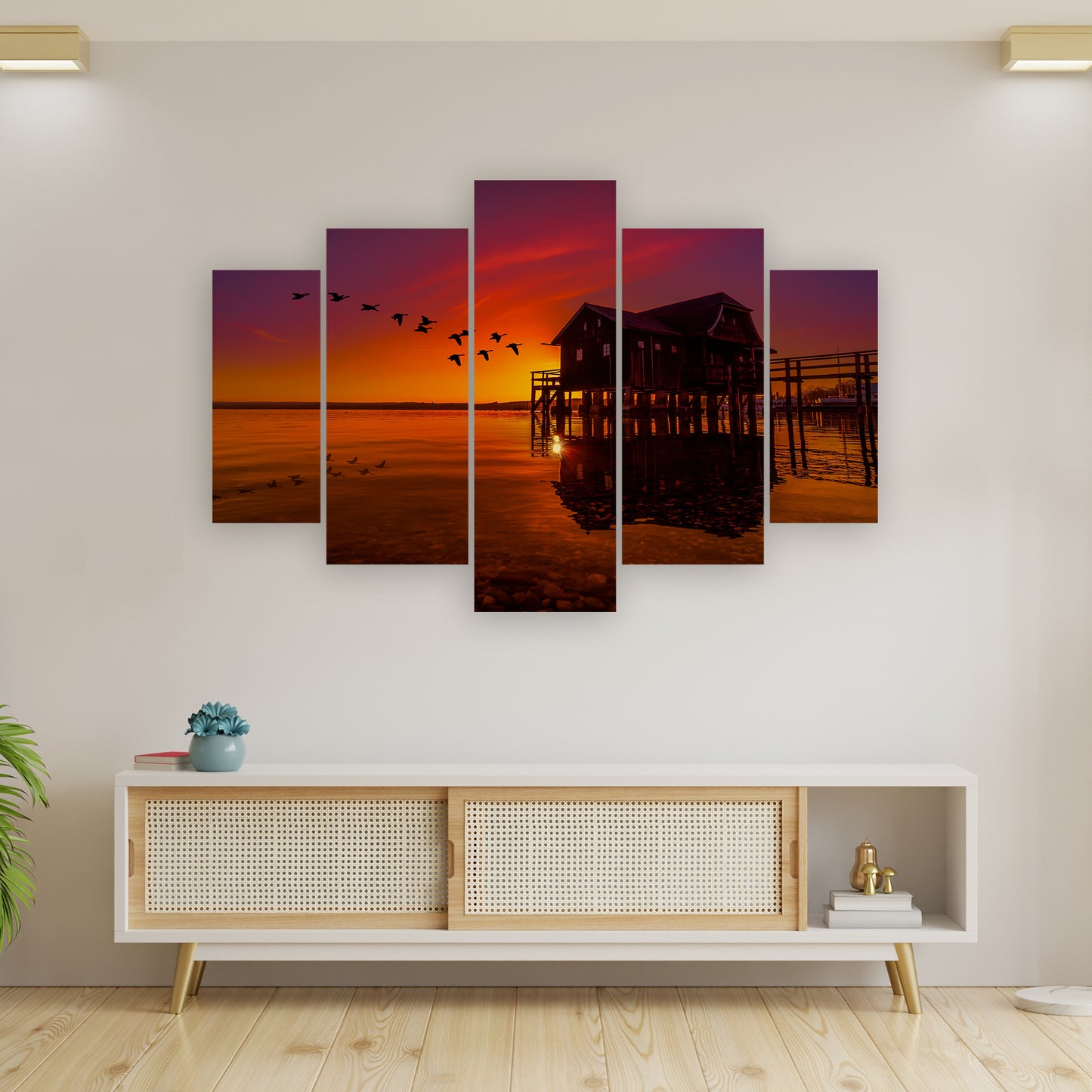 Cuadro Hora Dorada: La Magia de la Luz al Atardecer