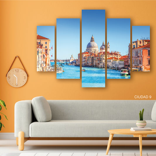 Cuadro Venecia Romántica: El Gran Canal y su Belleza Eterna