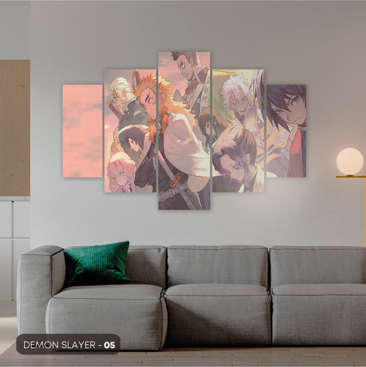 Subcoleccion Cuadros De Demon Slayer/ Nombre: Cuadro Ecos de los Demonios: Presencia Oscura en Demon Slayer