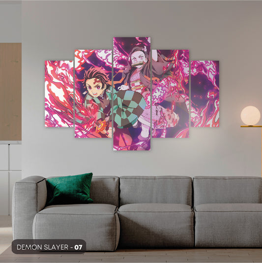 Subcoleccion Cuadros De Demon Slayer/ Nombre: Cuadro Noche de Desesperación: La Oscuridad en Demon Slayer