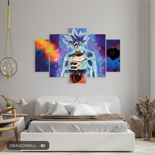 Subcoleccion Cuadros De Dragon Ball/ Nombre: Cuadro Goku Ultrainstinto Perfeccionado: Poder Divino en Dragon Ball