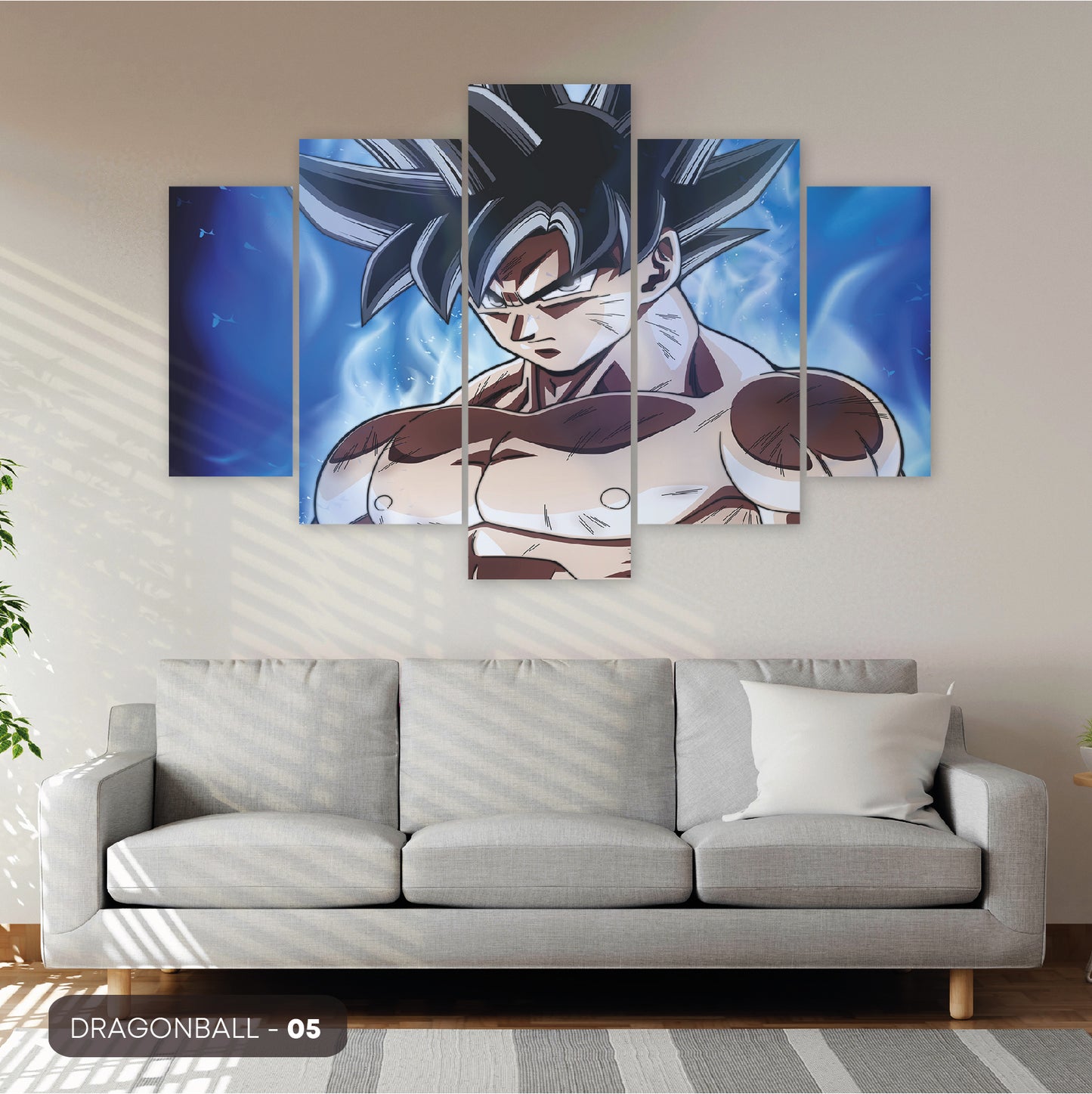 Subcoleccion Cuadros De Dragon Ball/ Nombre: Cuadro Goku Ultrainstinto Imperfecto: El Inicio del Poder Divino
