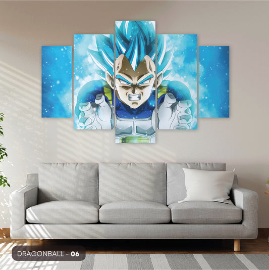 Subcoleccion Cuadros De Dragon Ball/ Nombre: Cuadro Vegeta SSJ Blue: El Orgullo Saiyajin en su Máxima Potencia