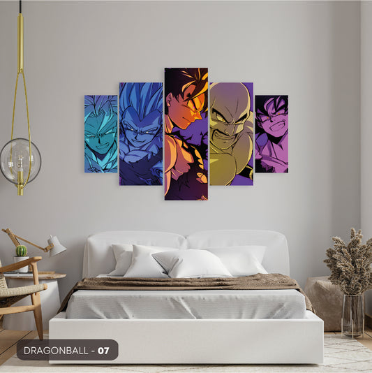 Subcoleccion Cuadros De Dragon Ball/ Nombre: Cuadro Villanos Saga Z: El Poder de la Adversidad en Dragon Ball