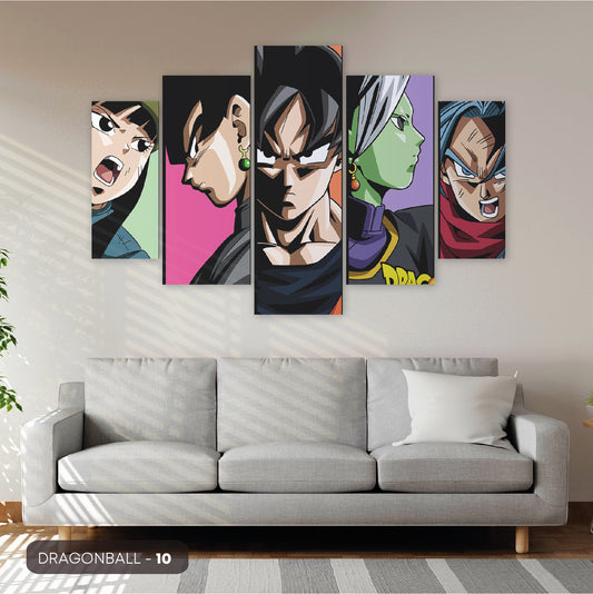 Subcoleccion Cuadros De Dragon Ball/ Nombre: Cuadro Saga de Black: La Oscuridad Desciende Sobre el Futuro