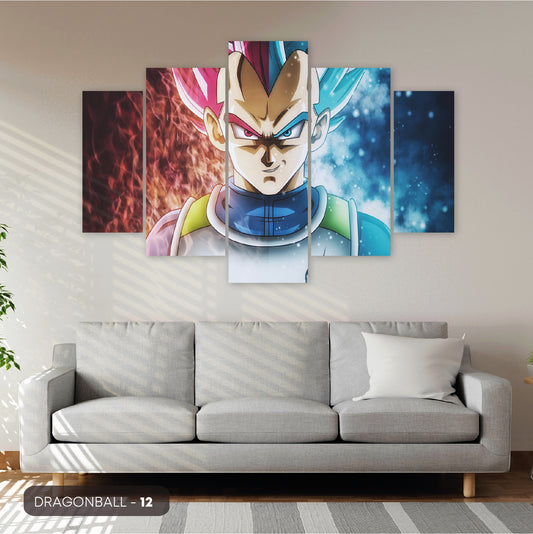 Subcoleccion Cuadros De Dragon Ball/ Nombre: Cuadro Vegeta Fusión Divina: El Orgullo Saiyajin Dual