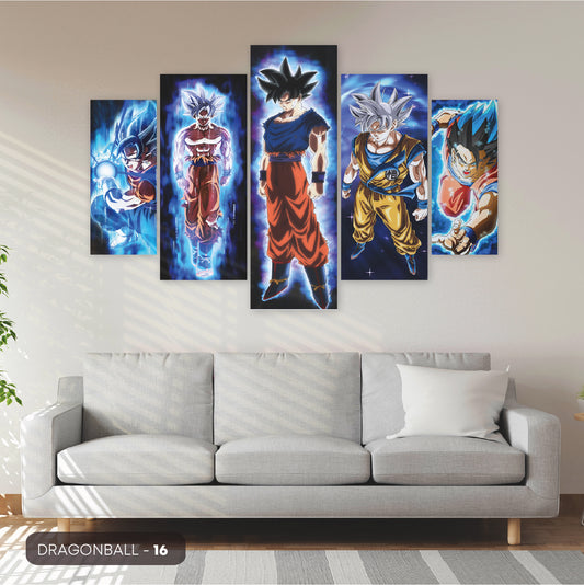 Subcoleccion Cuadros De Dragon Ball/ Nombre: Cuadro Goku Ultrainstinto Evolución:  El Dominio del Poder Divino