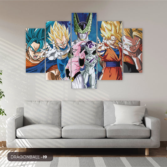 Subcoleccion Cuadros De Dragon Ball/ Nombre: Cuadro Equilibrio de Poder: Protagonistas y Antagonistas de Dragon Ball