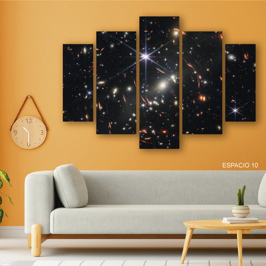 Cuadro Perspectiva Galáctica: La Inmensidad del Universo a lo Lejos