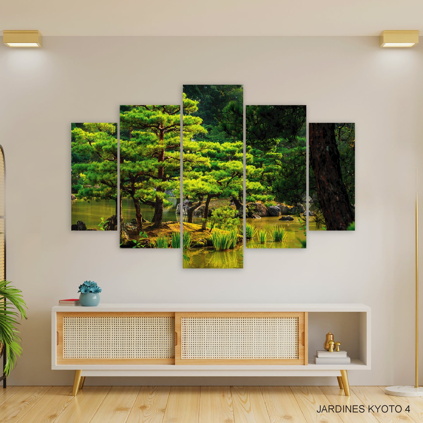 Verdor Oriental Profundo: Naturaleza Exuberante y Tranquilidad