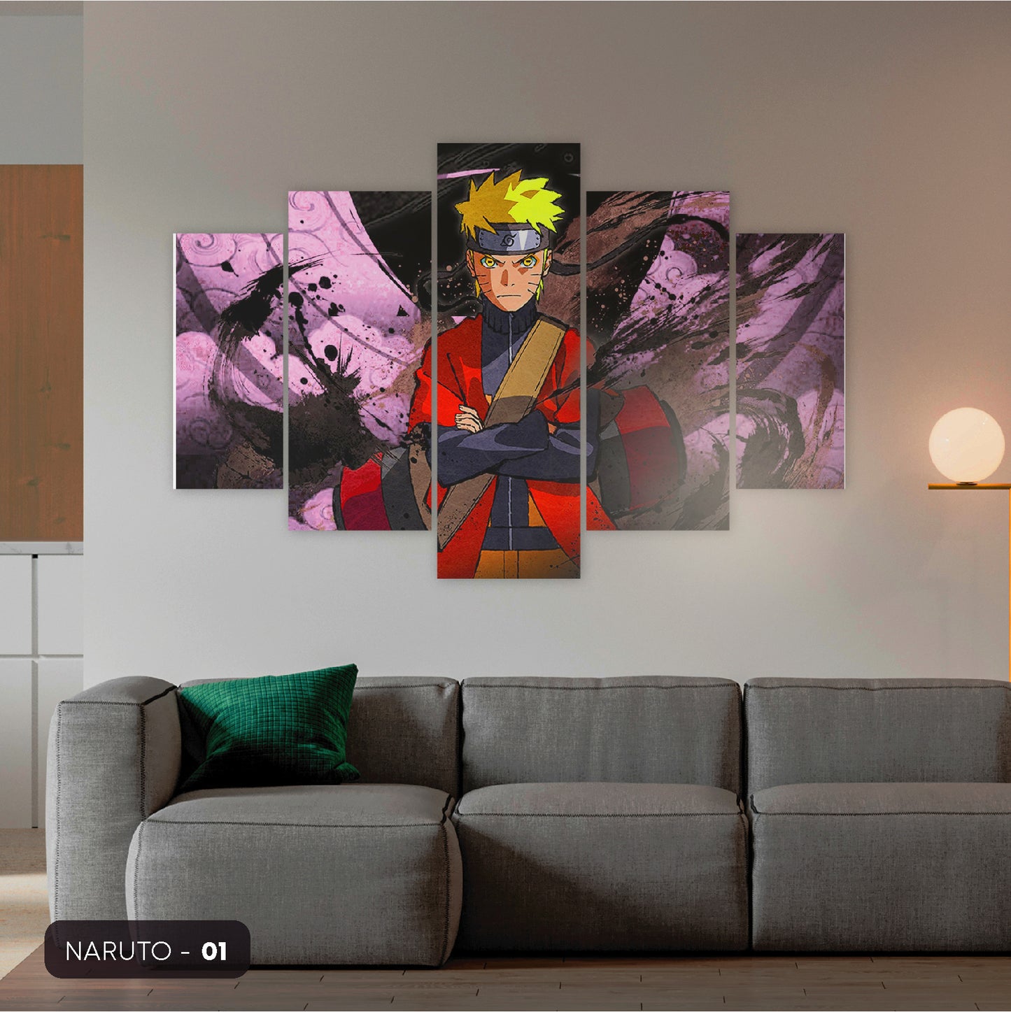 Subcoleccion Cuadros De Naruto/ Nombre: Cuadro Naruto Modo Sabio: El Poder de la Naturaleza