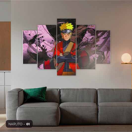 Subcoleccion Cuadros De Naruto/ Nombre: Cuadro Naruto Modo Sabio: El Poder de la Naturaleza