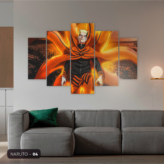 Subcoleccion Cuadros De Naruto/ Nombre: Cuadro Naruto Modo Baryon:  El Sacrificio del Poder Definitivo