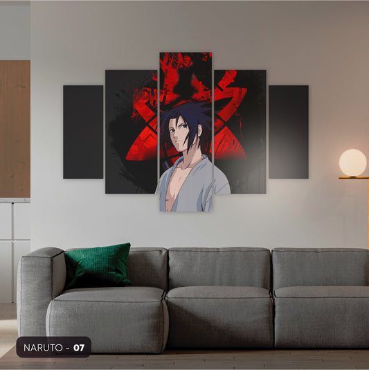 Subcoleccion Cuadros De Naruto/ Nombre: Cuadro Sasuke Ascenso de Poder: El Sharingan Desatado