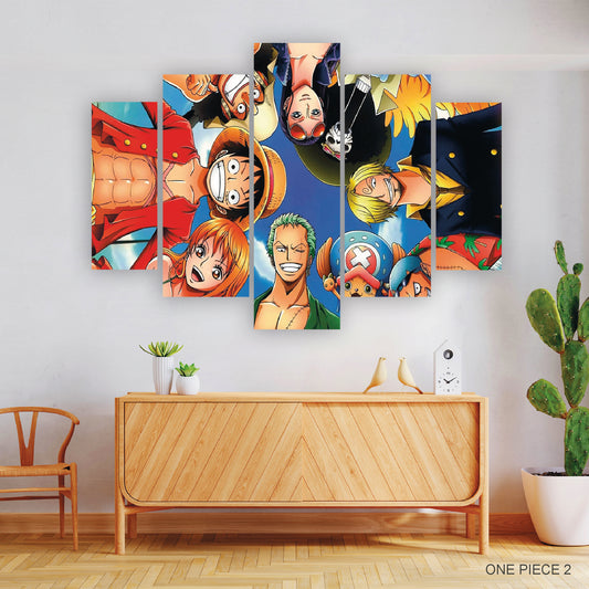 Subcoleccion Cuadros De One Piece/ Nombre: Cuadro La Flota de Sombrero de Paja: El Equipo de Luffy en One Piece