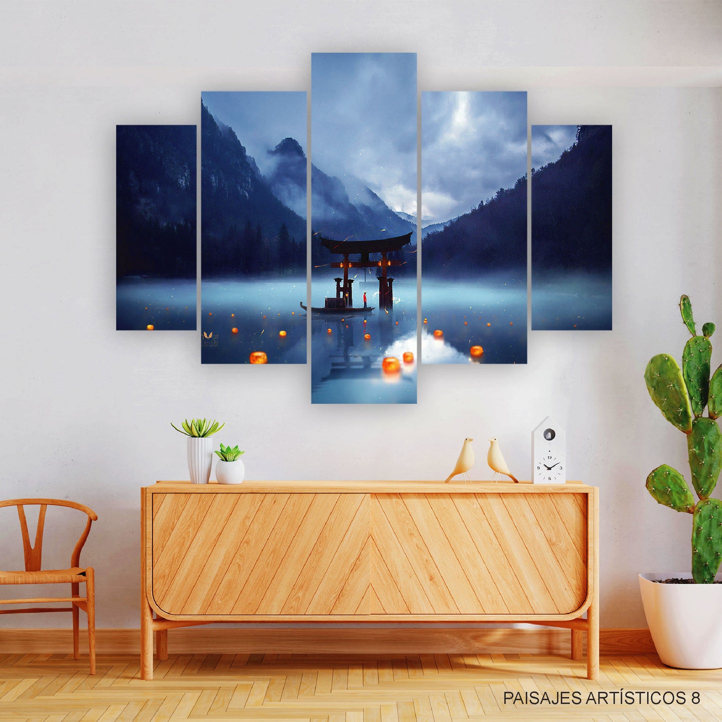 Subcoleccion Cuadros Paisajes Artísticos/ Nombre: Cuadro Portal Montañoso Oriental: Acceso a un Mundo de Misterio