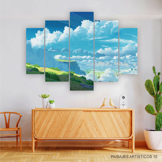 Subcoleccion Cuadros Paisajes Artísticos/ Nombre: Cuadro Cima de la Majestad: Paisaje Montañoso de Altura