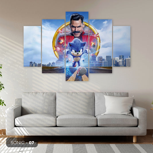 Subcoleccion Cuadros De Sonic/ Nombre: Cuadro Dr. Eggman Cinematográfico: El Archienemigo de Sonic