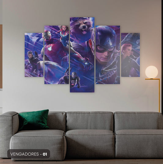 Subcoleccion Cuadros De Los Vengadores/ Nombre: Cuadro Avengers Endgame: Batalla Final: El Cierre Épico