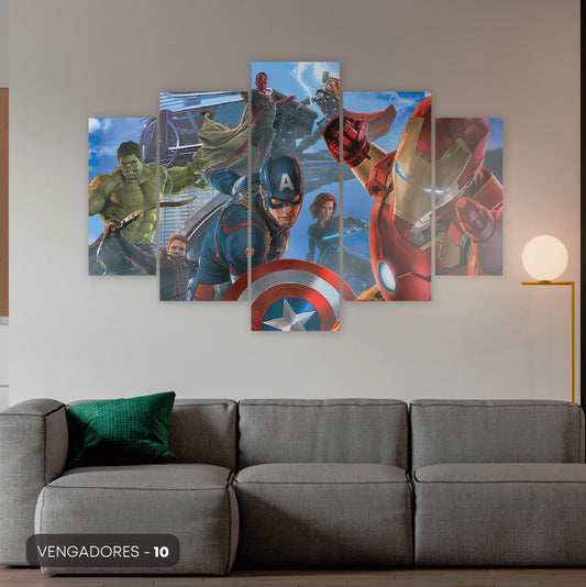 Subcoleccion Cuadros De Los Vengadores/ Nombre: Cuadro Vengadores Unidos: La Fuerza de Marvel