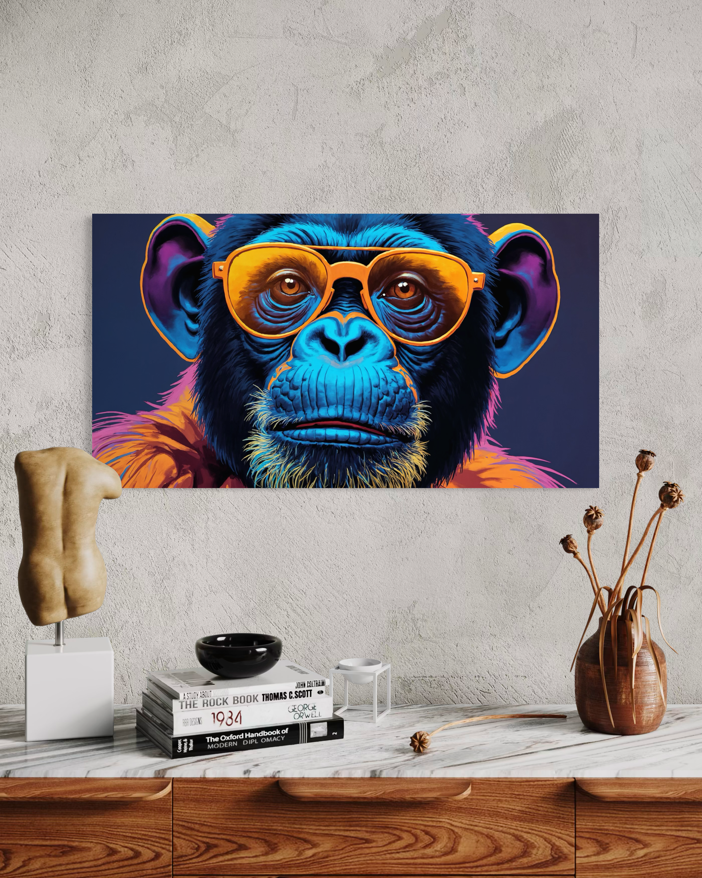 Chimpancé Neón – Mirada Magnética