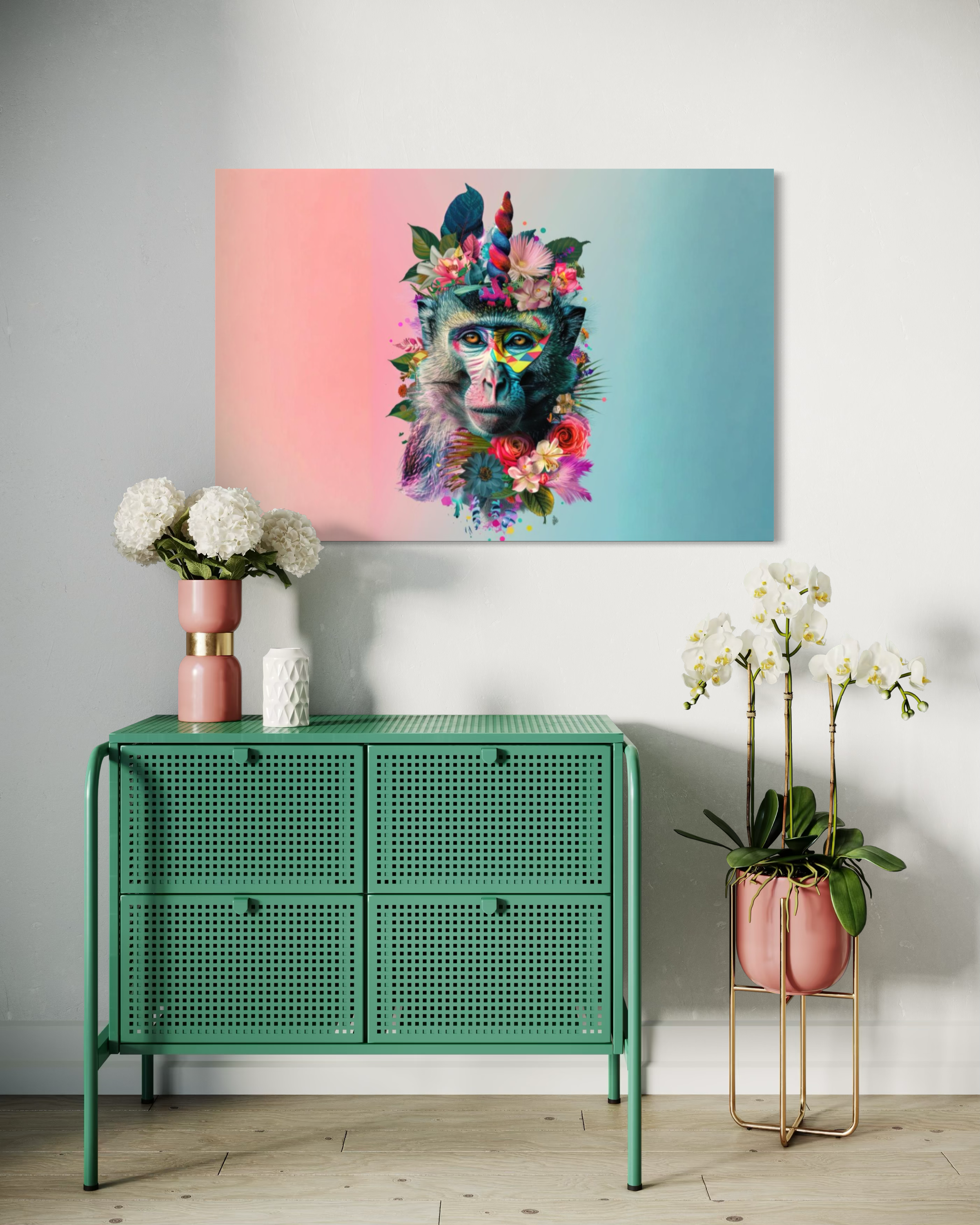 Mono Místico Floral – Espíritu del Bosque