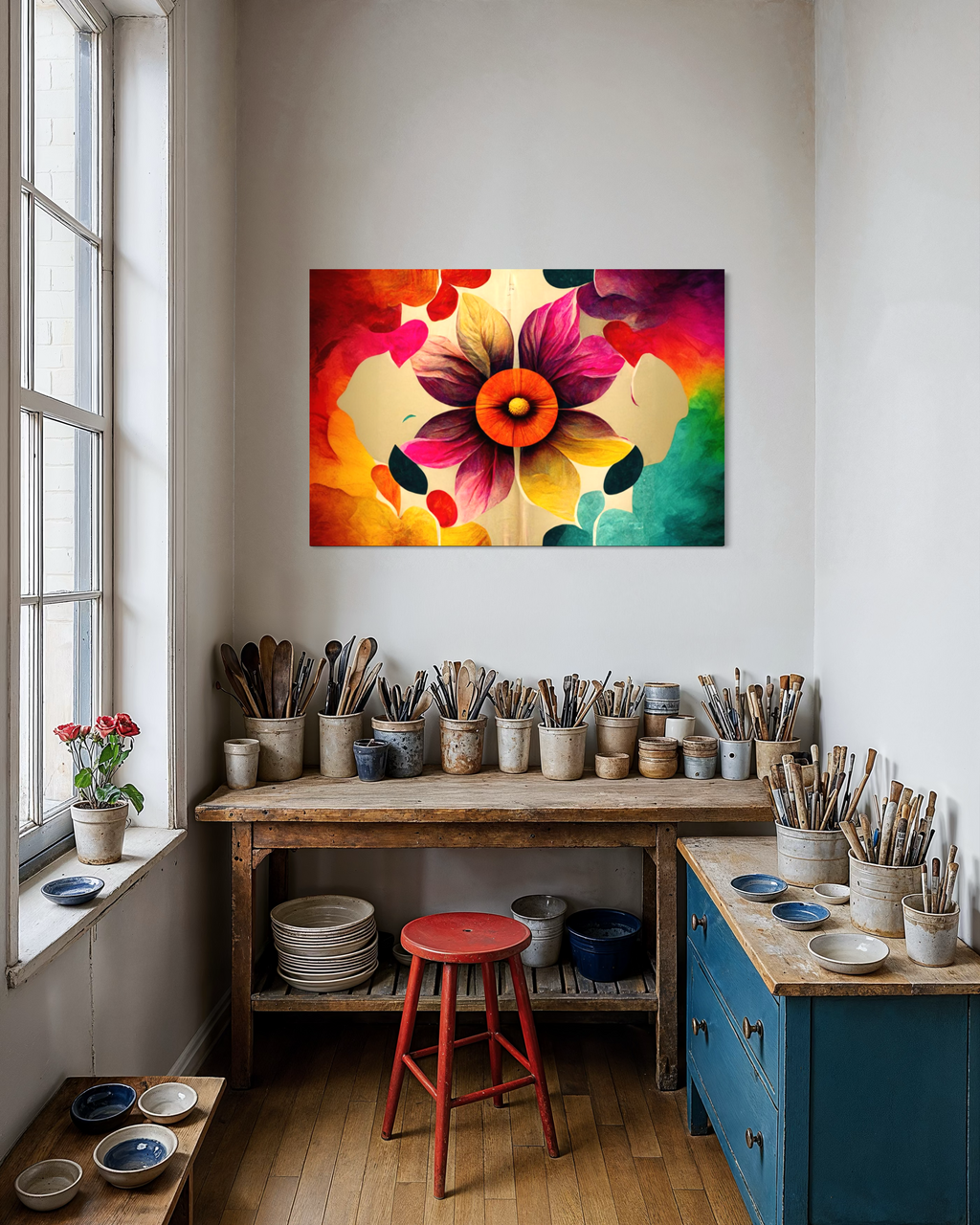 Mándala Floral – Armonía que Florece