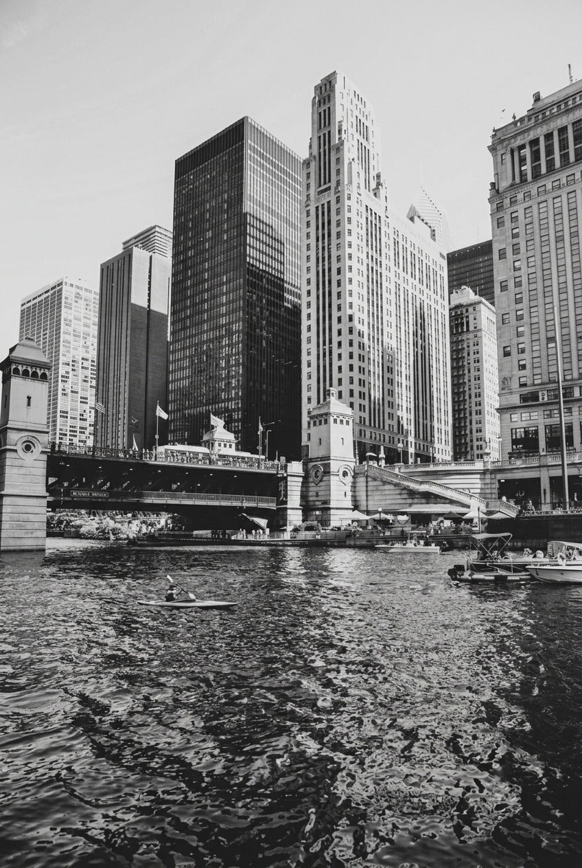 Cuadro Grandeza - Bajo El Puente De Chicago
