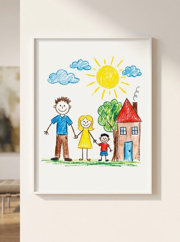 Después — Dibujo del niño