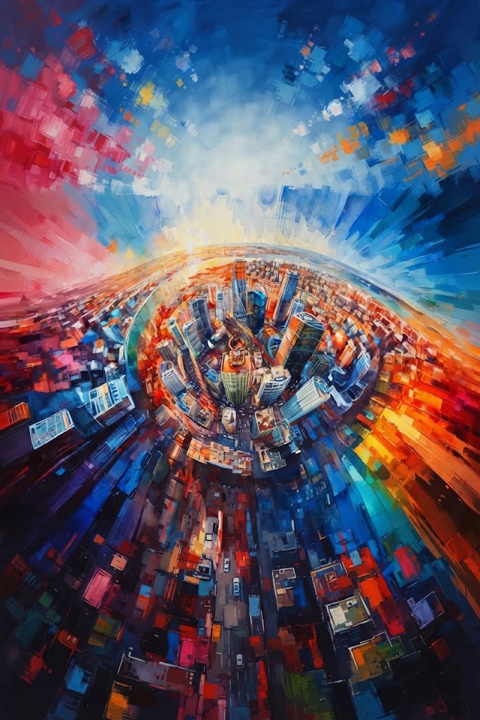 Ciudad Suspendida – Vértigo de Luz