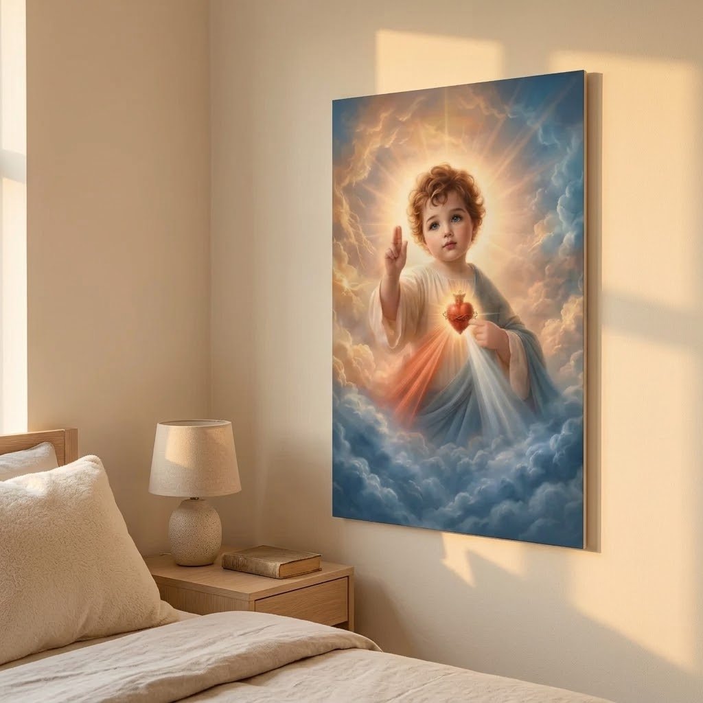 Divino Niño en ambiente - dormitorio