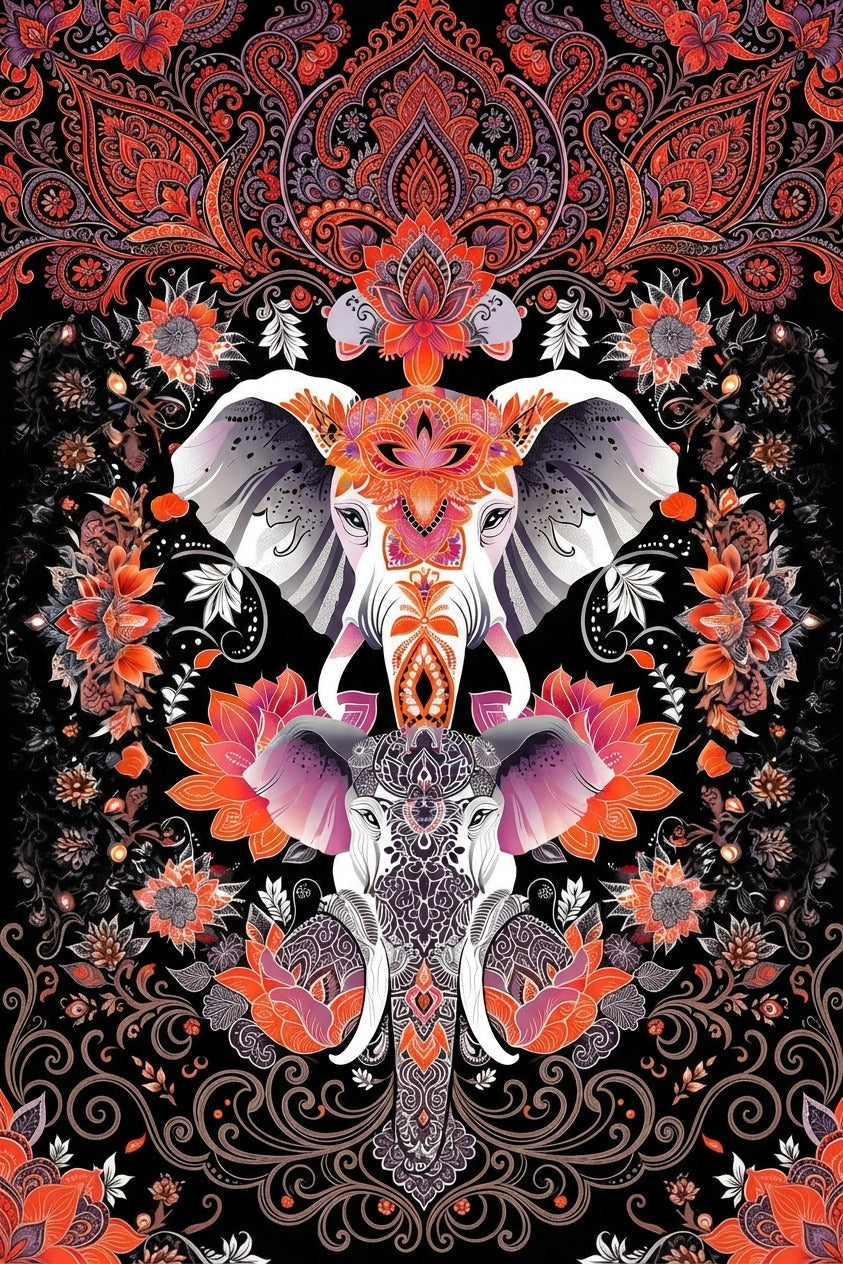 Elefante Sagrado – Mandala de Sabiduría