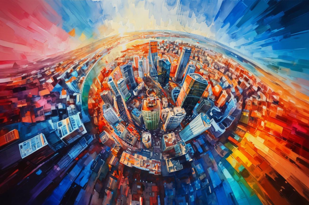 Ciudad Suspendida – Vértigo de Luz