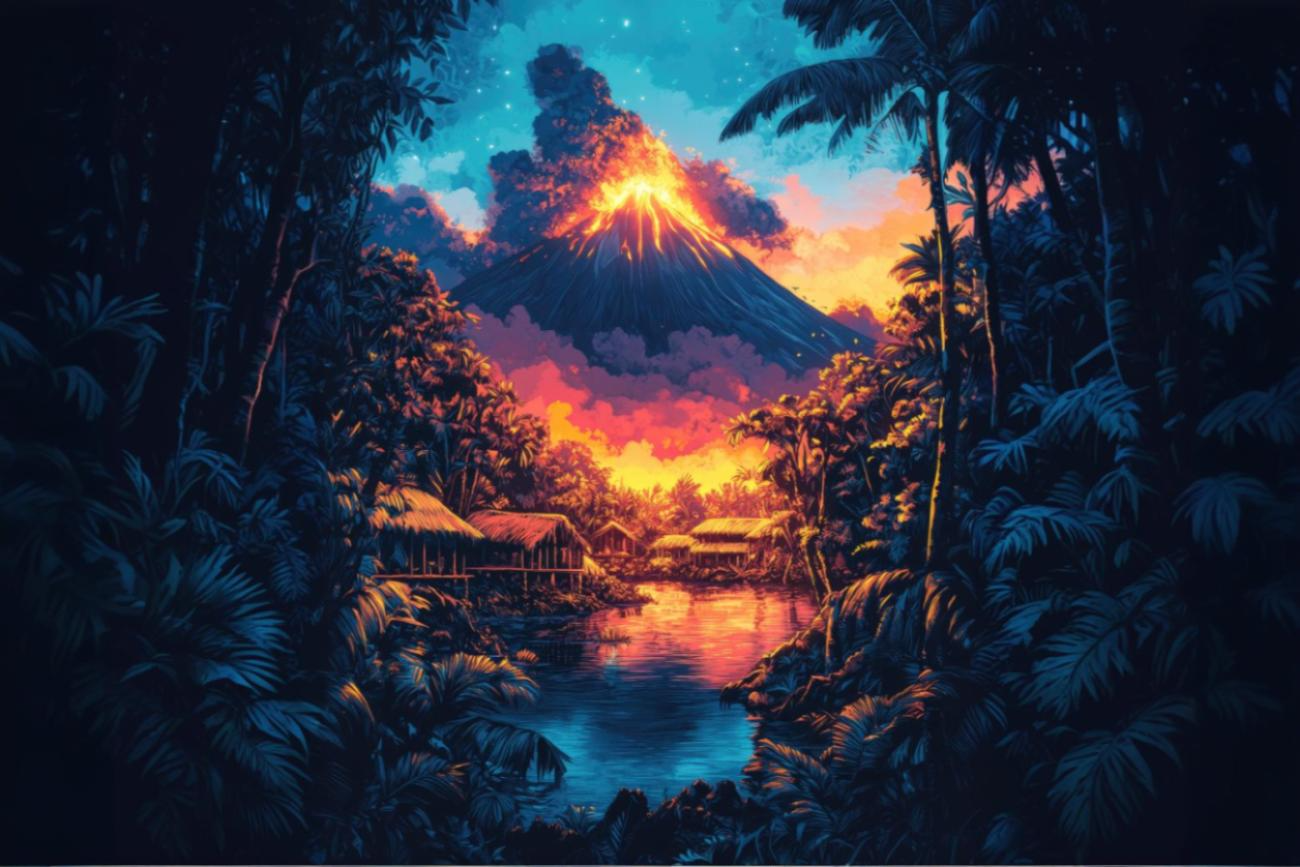 Volcán Esmeralda – Noche Tropical