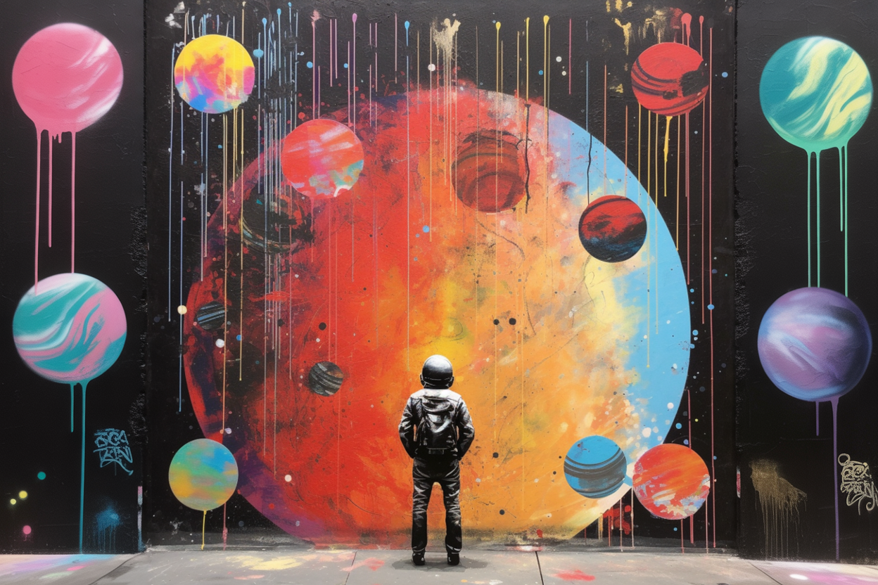 Explorador del Infinito – Arte Urbano