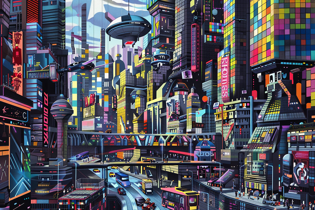 Neón Infinito – Ciudad Futurista