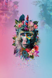 Mono Místico Floral – Espíritu del Bosque
