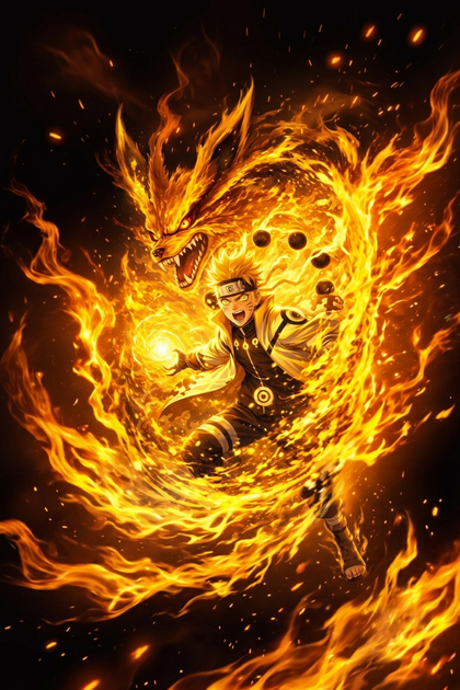 Naruto Uzumaki – Kurama Chakra
