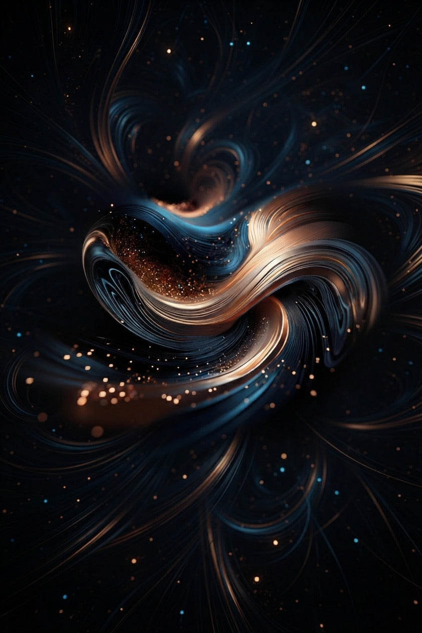 Cuadro Ondas Cósmicas – Energía Infinita