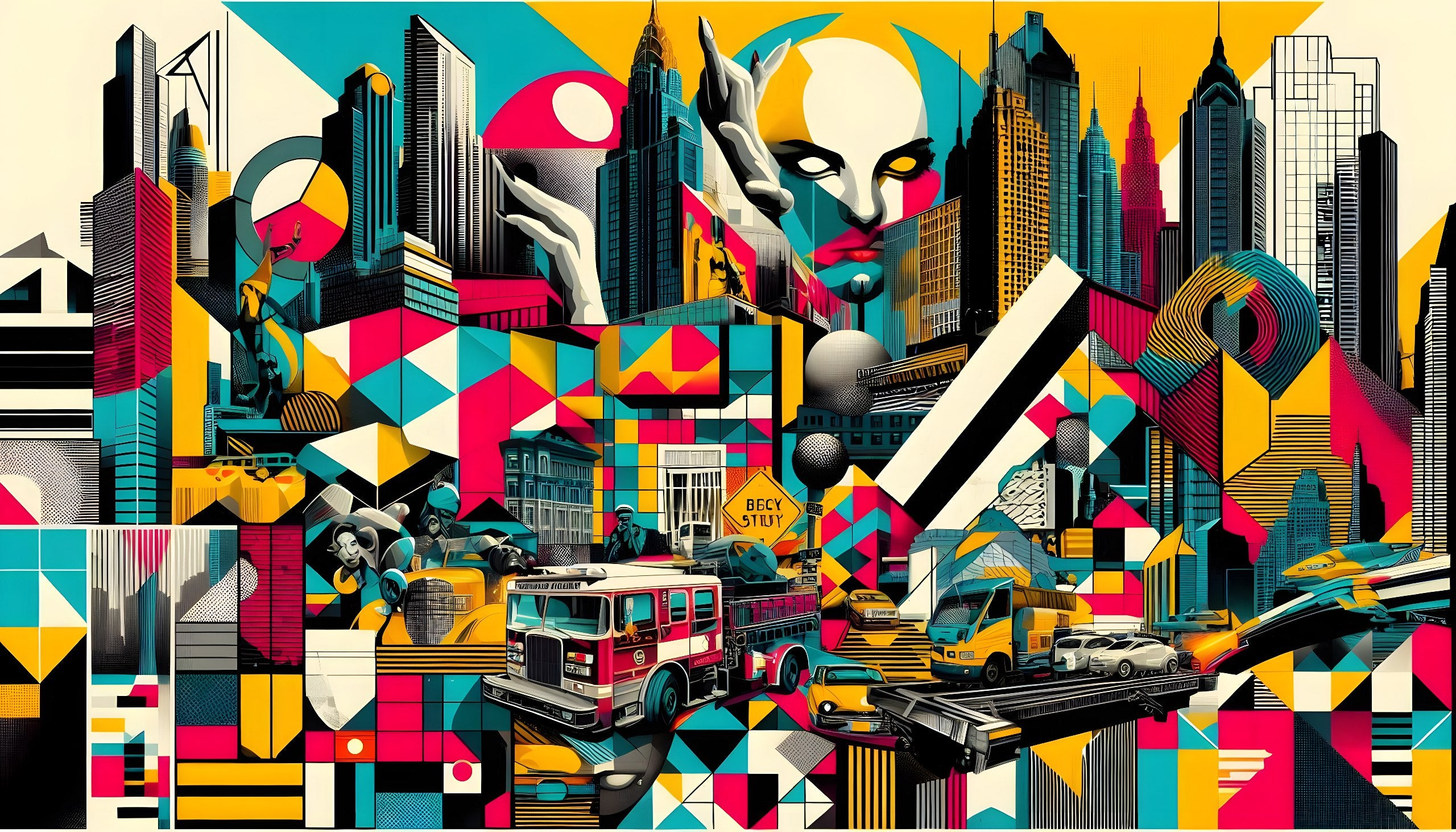 Caos Geométrico – Ciudad Psicodélica