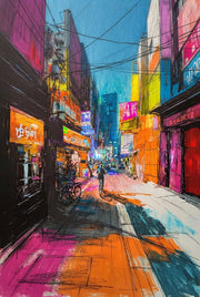 Sueños de Neón – Calle Nocturna Mágica